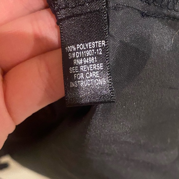 Black Floral Lace Mini Dress with Slip - Picture 5 of 5